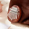 8 Key Mini Wood Kalimba High Quality Exquisite Finger Thumb Piano Marimba Musical Good Accessories Pendant Gift 1