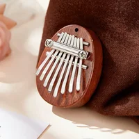 8 Key Mini Wood Kalimba High Quality Exquisite Finger Thumb Piano Marimba Musical Good Accessories Pendant Gift 1