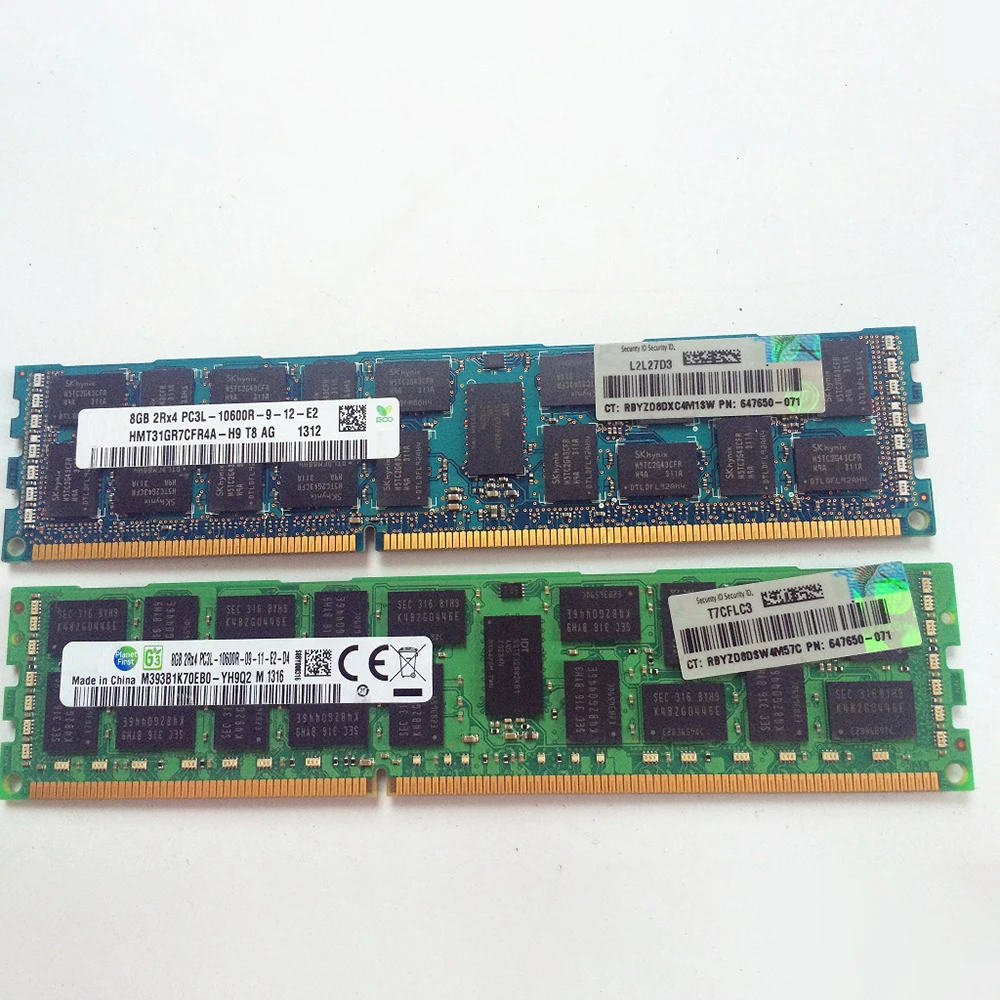 1Pcs RAM 647897-B21 647650-071 686068-001 For HP 8G 8GB 2RX4 PC3L DDR3L 1333 10600R 5 1Pcs RAM 647897-B21 647650-071 686068-001 For HP 8G 8GB 2RX4 PC3L DDR3L 1333 10600R - Image 3