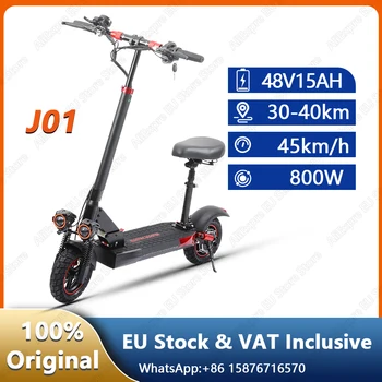 FREEBOY J01 Scooter elettrico per adulti Motore da 800 W, Batteria 48 V 15 Ah, Doppio freno idraulico, Crociera automatica per scooter elettrico, Pneumatico da 10"