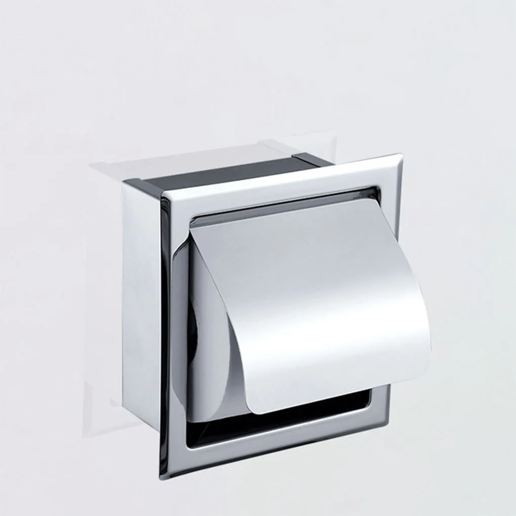 

Paper Holder Wall Roll Waterproof Rack Sturdy Holders Hotel WC Toilet