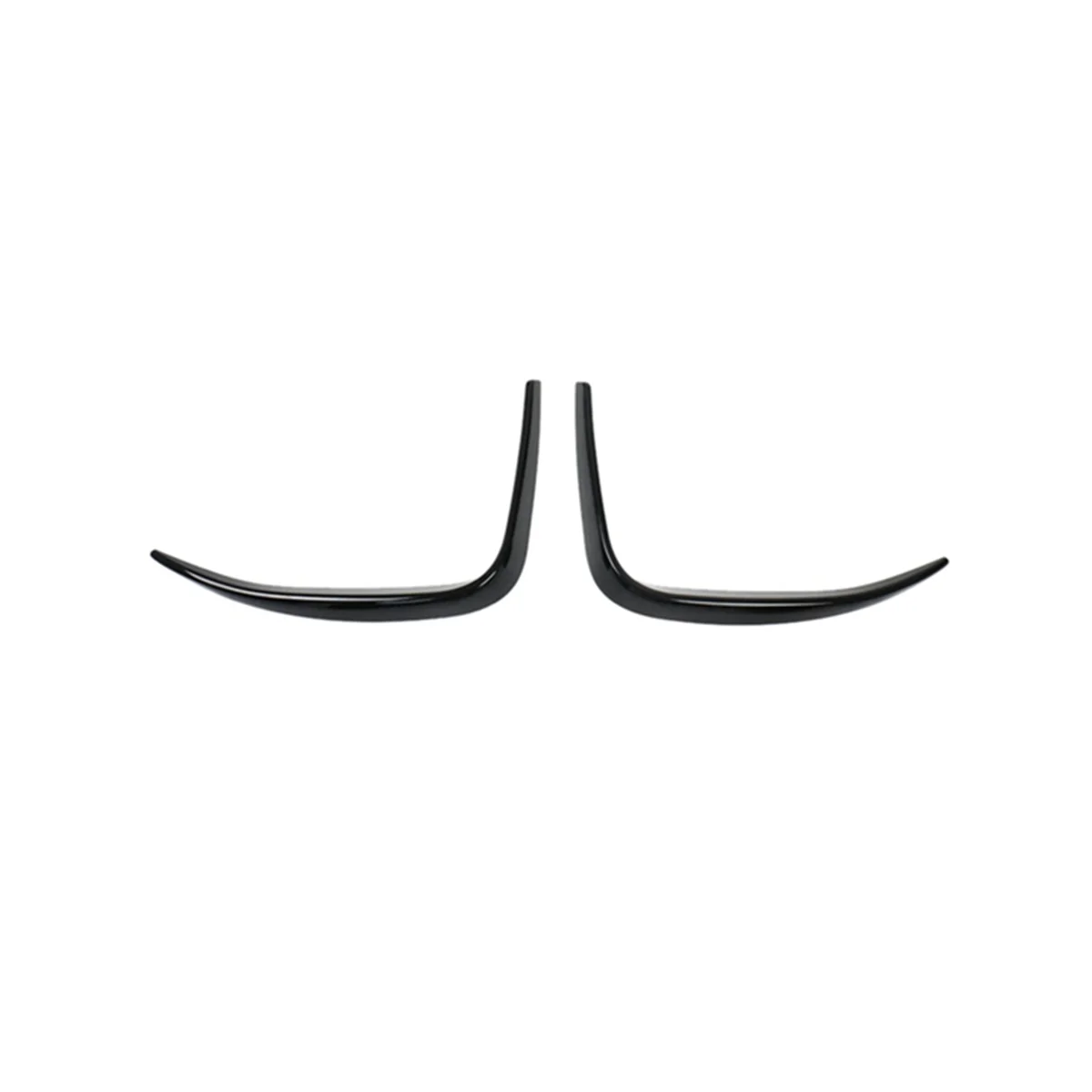 Spoiler Splitter Paraurti Anteriore Nero Lucido Canard Air Knife Surround Trim Per Ford Mustang Mach-E 2020 2021 2022