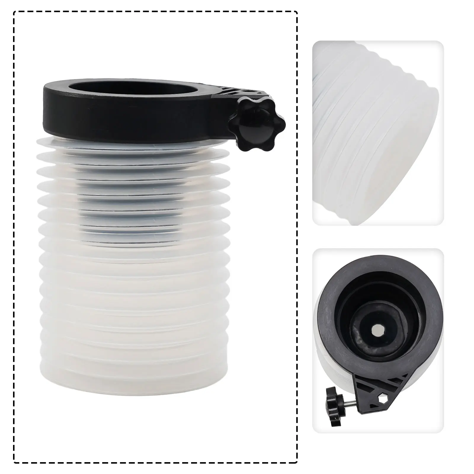 

Effective Dust Reduction with Rubber Drill Dust Collector Easy Installation Suitable for Various Hammer Drills and Power Tools
