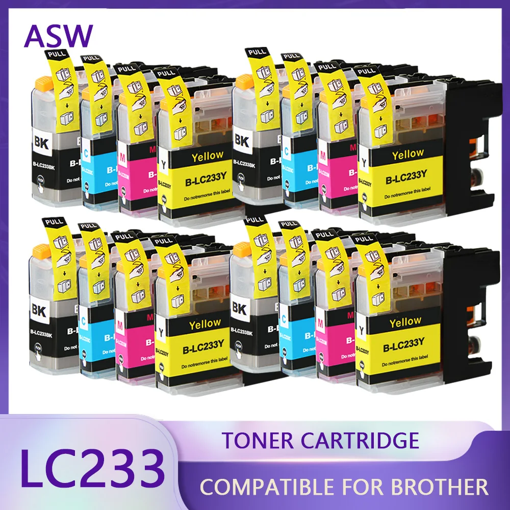 

LC233 LC231 Ink Cartridge Compatible For Brother MFC-J5720/J4120/J4620/J5320 DCP-J562DW/MFC-J480DW/J680DW/J880DW