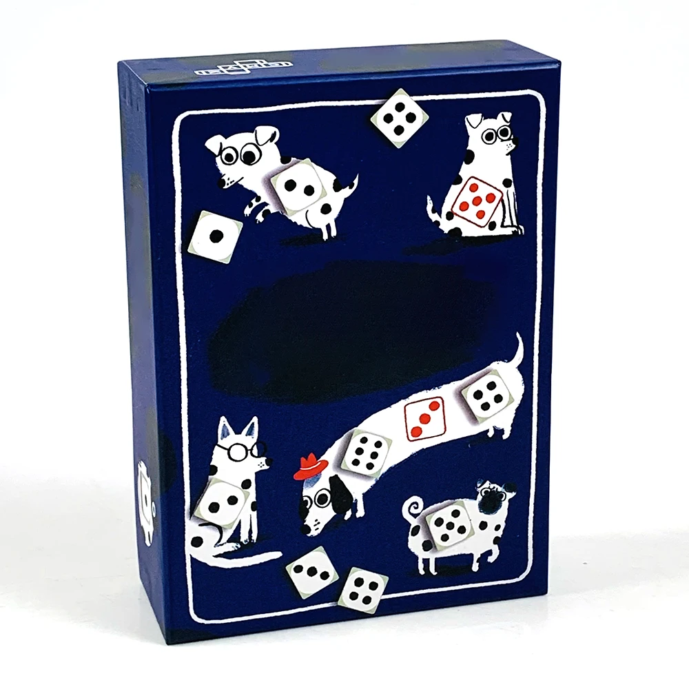 Gioco di carte: un gioco di dadi rotanti per aumentare la fortuna e il cane Gioco da tavolo Giochi interattivi per famiglie Giochi natalizi - immagine 3