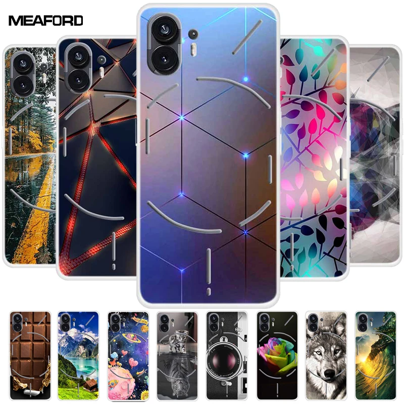 Clear Shockproof Soft TPU Silicone Phone Case - Fashionable Back Cover Design