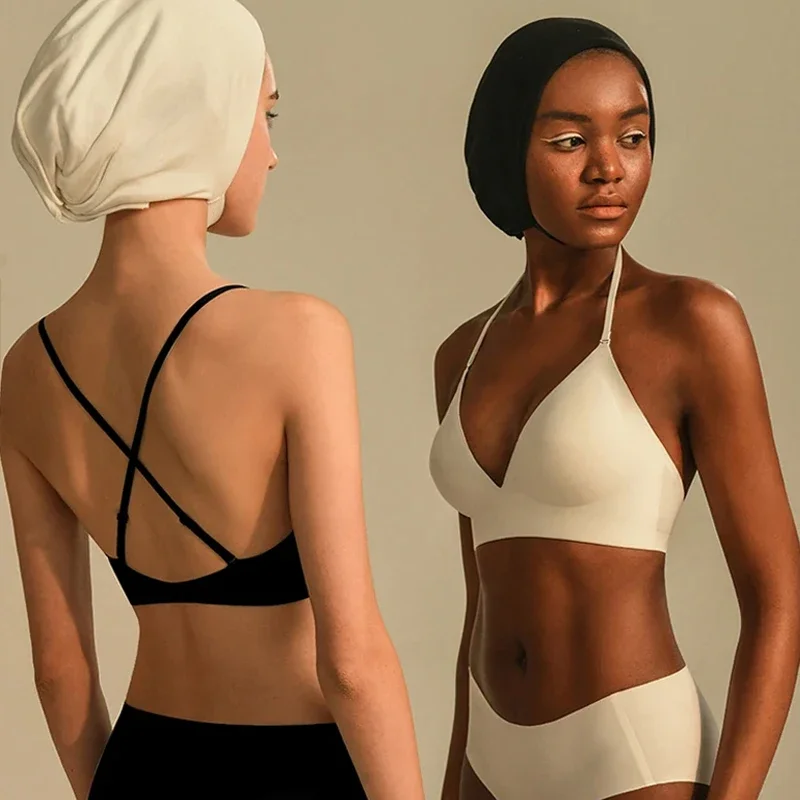 Sujiin Multiway Seamless Backless Bras Women Invisible Push Up Bra Wireless Deep Plunge Padded Sexy Bralettes for Women Bh MX110