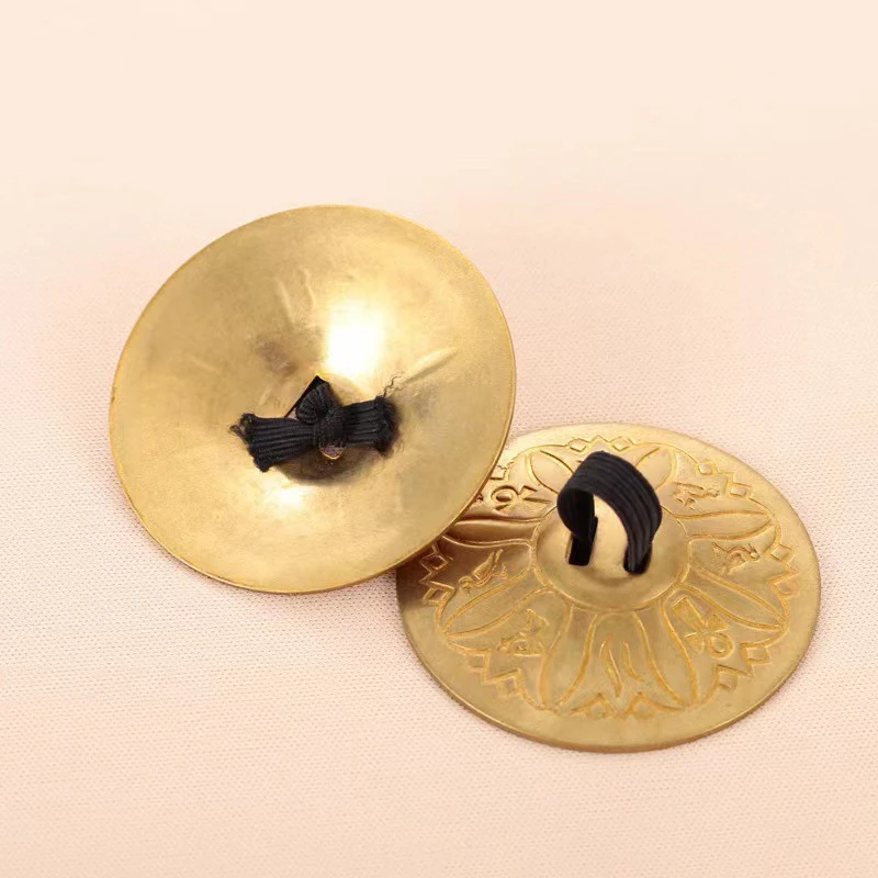 1Pair Creative Finger Cymbals Small Finger Cymbals Belly Dancing Mini Musical Instrument Saucers Belly Dance Accessories