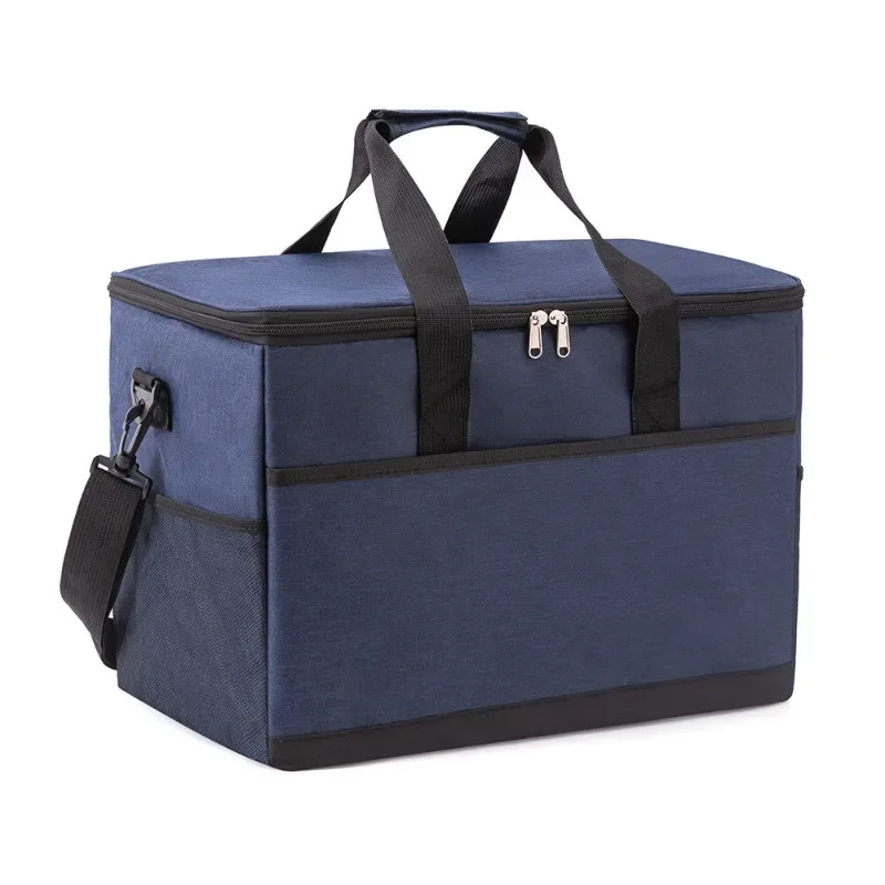 Portable thermal insulation refrigerated bag aluminum foil thickened thermal insulation special large-capacity lunch box bag
