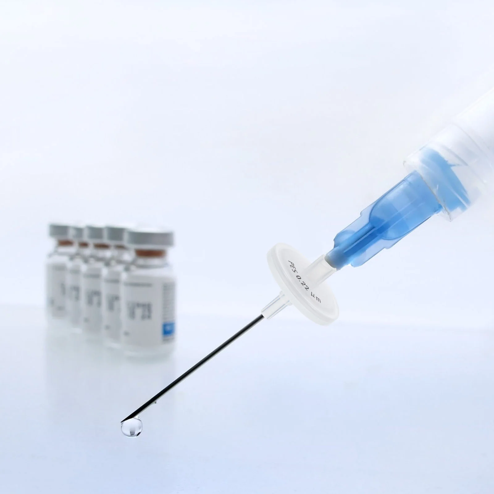 

25 Pcs Filter Durable Microporous Membrane Needle Syringe Filtration Strainer The Filters Equipment Needles Plastic