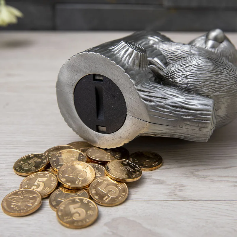 Creative Metal Coin Bank Cartoon Koala Bank Savings Money Box Saving Pot for Kid Boy Girl 5