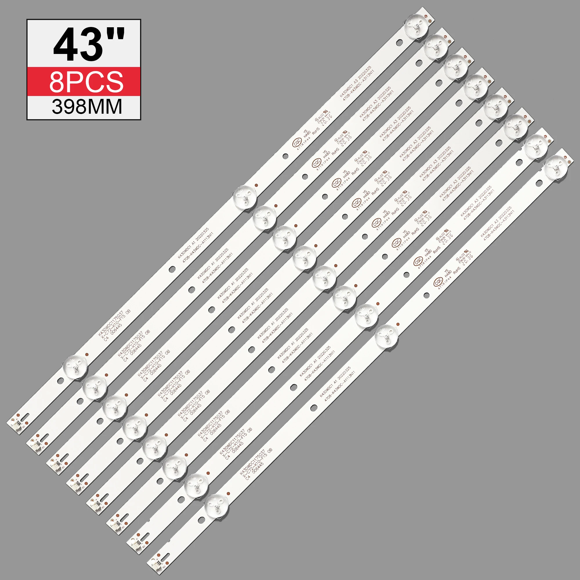 TV  ŰƮ LED Ʈ Ʈ 8 , AOC LE43M3570/60 LE43M3579 LED   4708-K43WDC-A1113N11  K430WDC1 A1