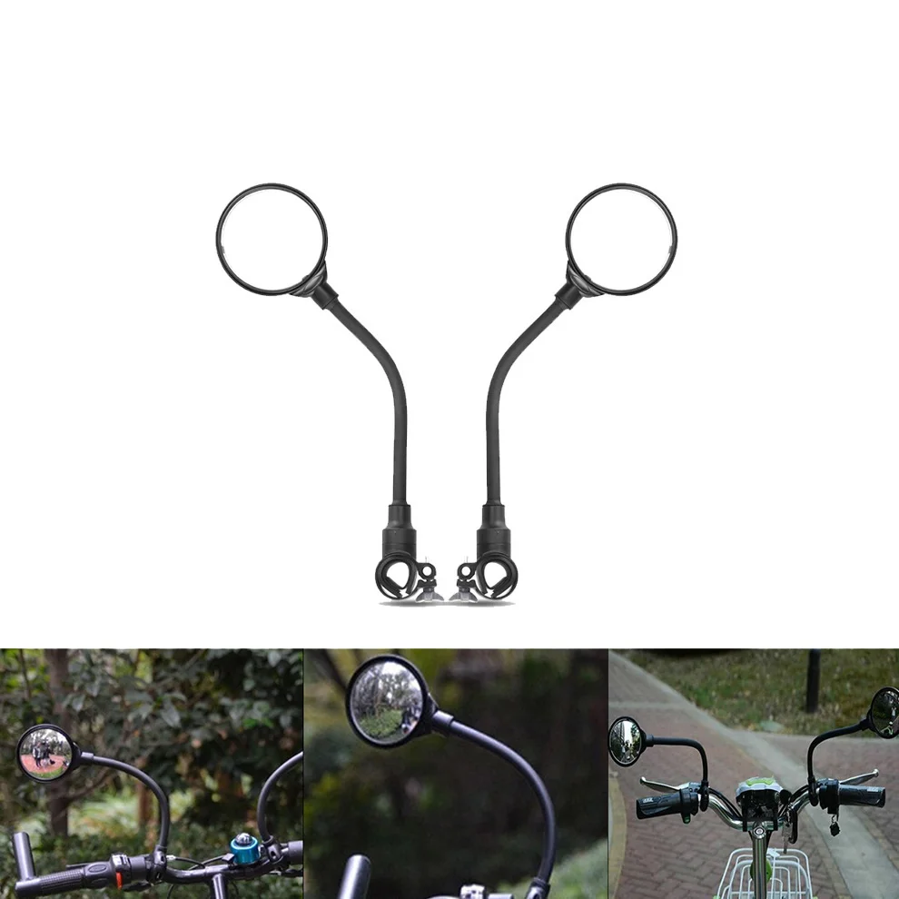 thumbnail image 2 of Bike Mirrors 2PCS Bike Mirror Bike Handlebar Rearview Mirror Rotatable And Adjustable Wide Angle Rear View Shockproof Convex Mirror Universal Mirror For Bike 2 of 14