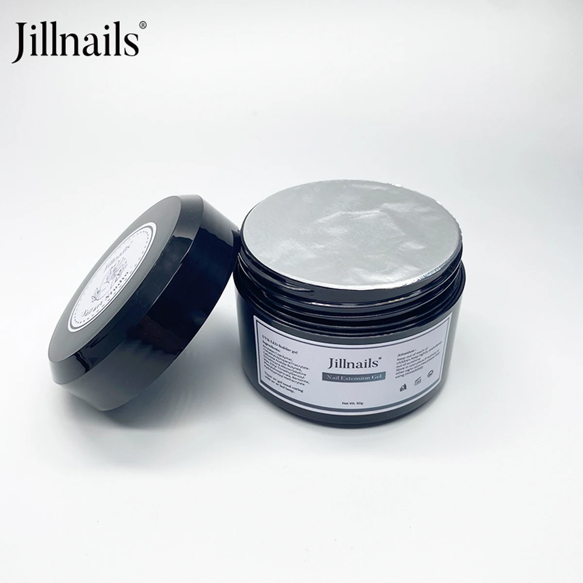 Jillnails Nude Glitter Acrylic Nail Gel 50g Sparlking Acryl Poly Nails Extension Gel Self Leveling 5