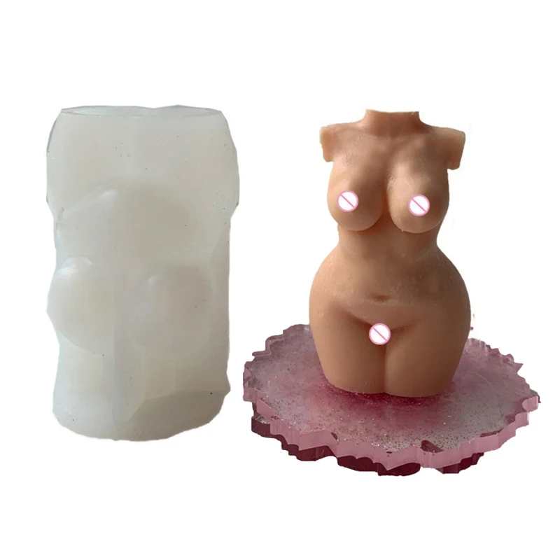 

3D Women Body Epoxy Resin Mold DIY Plaster Silicone Mould