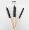 Small Round Hair Brush Pro Salon Teasing Back Hair Brushes Wood Slimline Comb Hair Brush Extension Hairdressing Styling DIY Tool 2