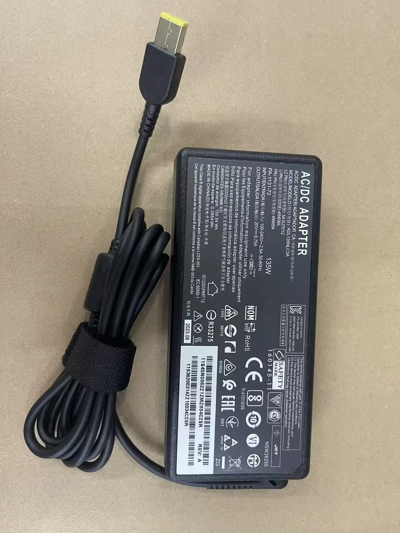 20V 6.75A 135W AC 노트북 충전기 전원 어댑터 레노버 리전 Y520-15IKBA Y520-15IKBM Y530-15ICH Y7000P Y730-15IC 호환