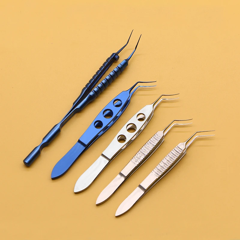 

Ophthalmic capsulorhexis forceps minimally invasive titanium alloy Hough capsulorhexis 11cm capsulorhexis forceps curved angle