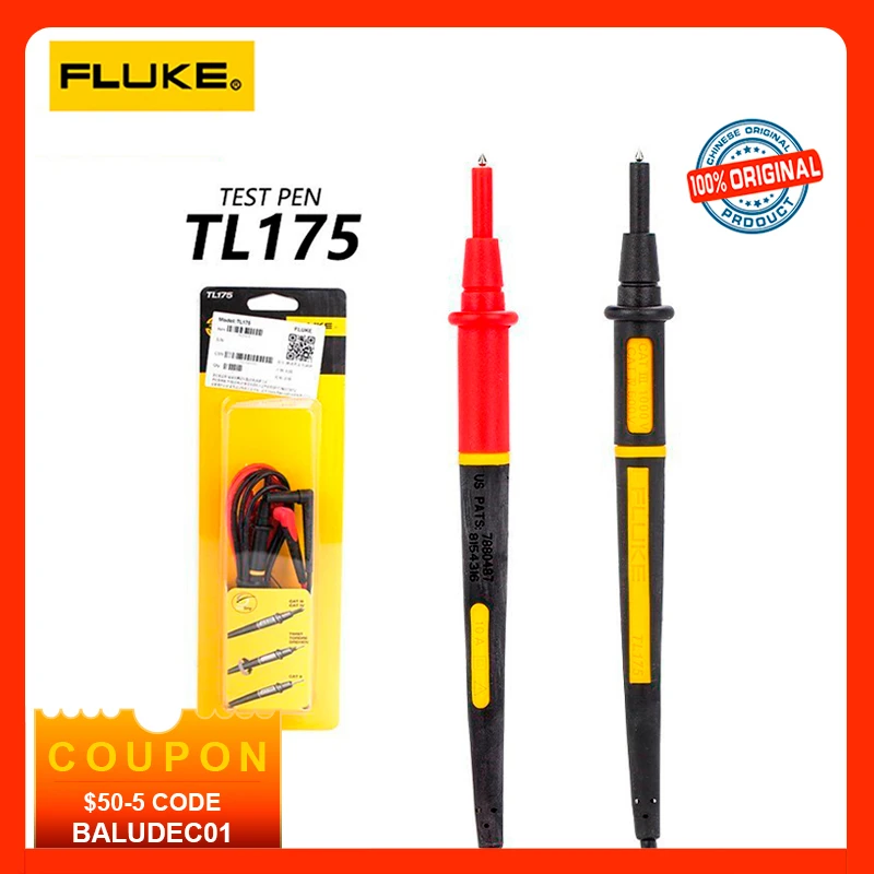 Fluke Multimeter Test Leads Tl30 Tl175 High Grade Silicone Soft