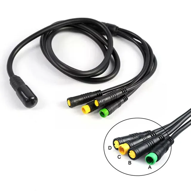 Chicote De Cabos De Bicicleta Elétrica 1t4 Para Bafang Bbs01 | Parcelamento Sem Juros