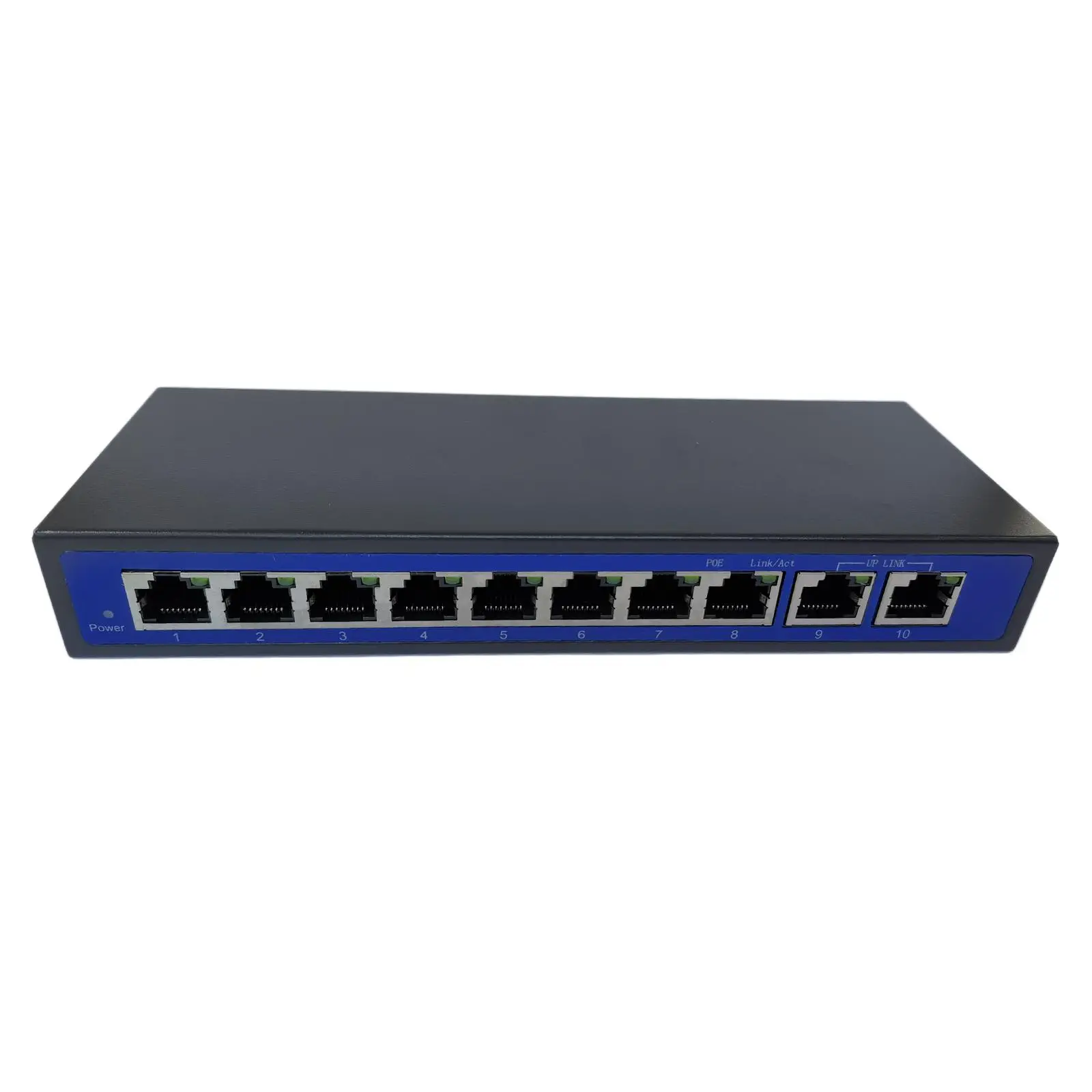 0Mbps 8 POE 업링크 이더넷 스위치를 통한 전원 공급 4,5+/7,8V 48V