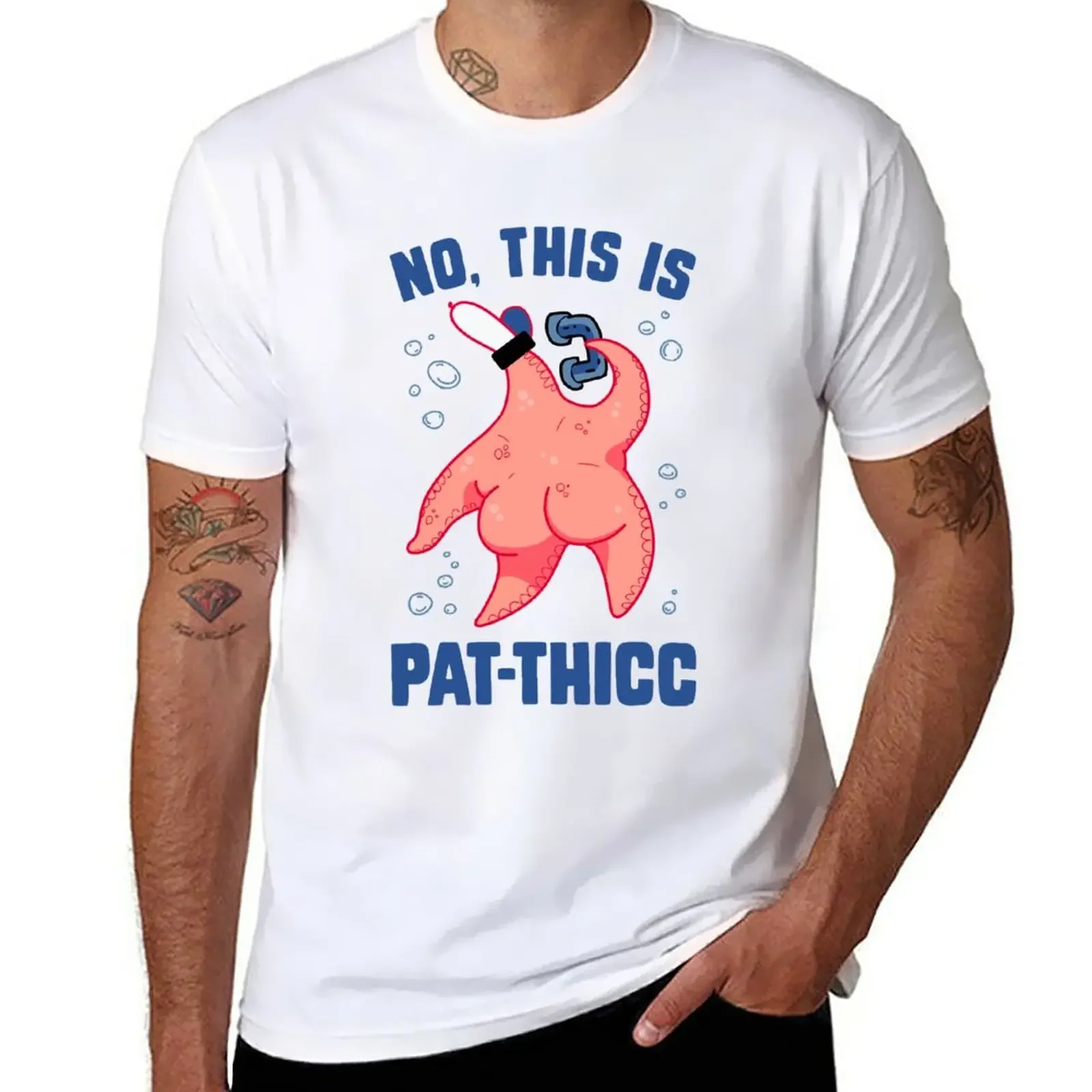 

This is PAT Thicc T-Shirt Blouse summer top men clothes