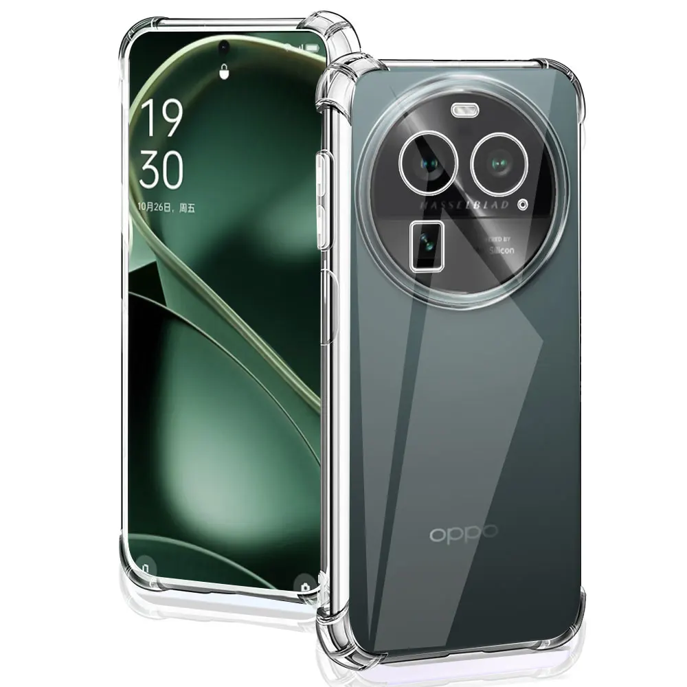 Per Oppo Find X6 Custodia In Silicone Custodia Morbida Trasparente Antiurto Per Oppo Find X6 Pro Custodie Trasparenti Per Oppo Find X6 Fundas Coque