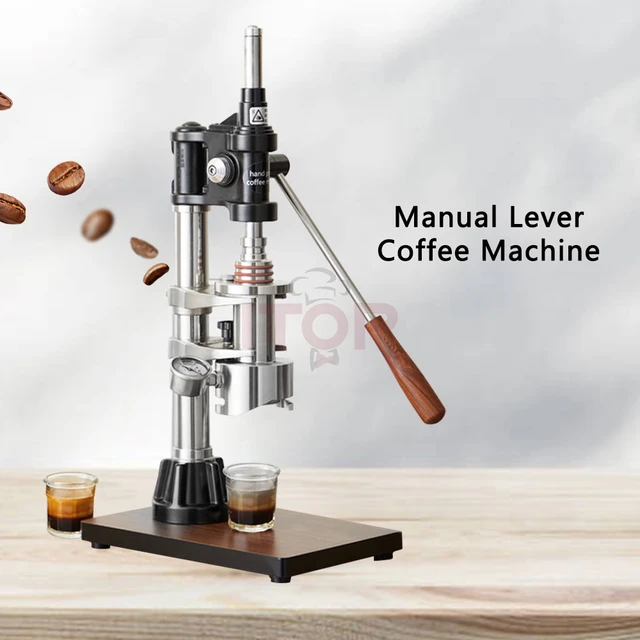 Espresso Coffee Maker Hand Press Manual Coffee Machine Unplug Manual  Espresso Extraction 58mm Handle