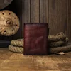 Genuine Leather Men Short Wallets Hasp Bifold Money Clip Casual Coin Purse For Male Credit Card Holder Small Clutch Bags JYN752 3