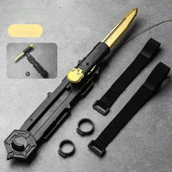 Stealth Action Retractable Hidden Blade Toy for Kids - Interactive Cosplay Prop and Party Gift (Golden)