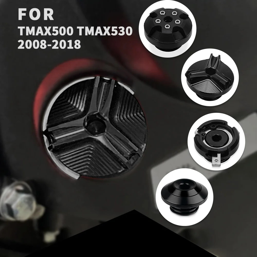 Oil Filter Cap Cover For Yamaha T-Max 500 / 530 Tmax500 Tmax530 2008-2018 2017 2016 2015 Motorcycle Engine Oil Filter Plug Cap
