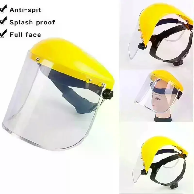 Enhanced Protective Face Shield with Adjustable Head Strap