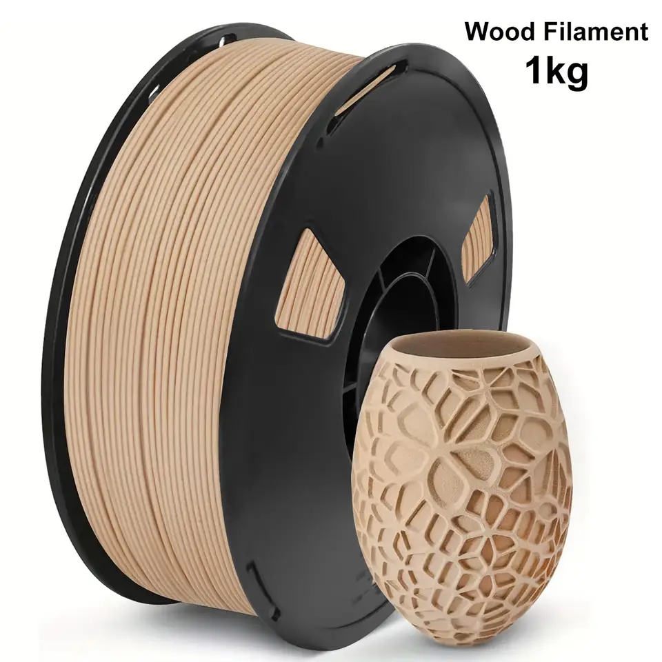 200g(0.44lbs) Wood PLA Filament 1.75mm ±0.03mm For FDM 3D Printer And Pen High Quality Bubble Free Fast Shipping image 12