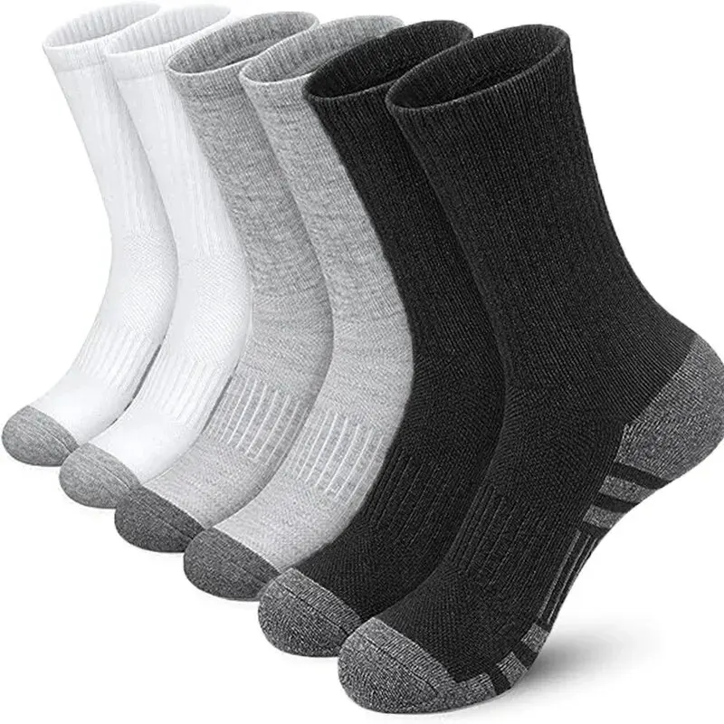 Men's High-Quality Outdoor Gym Socks - Comfortable, Soft, Ground-Gripping Football Design, Large Size