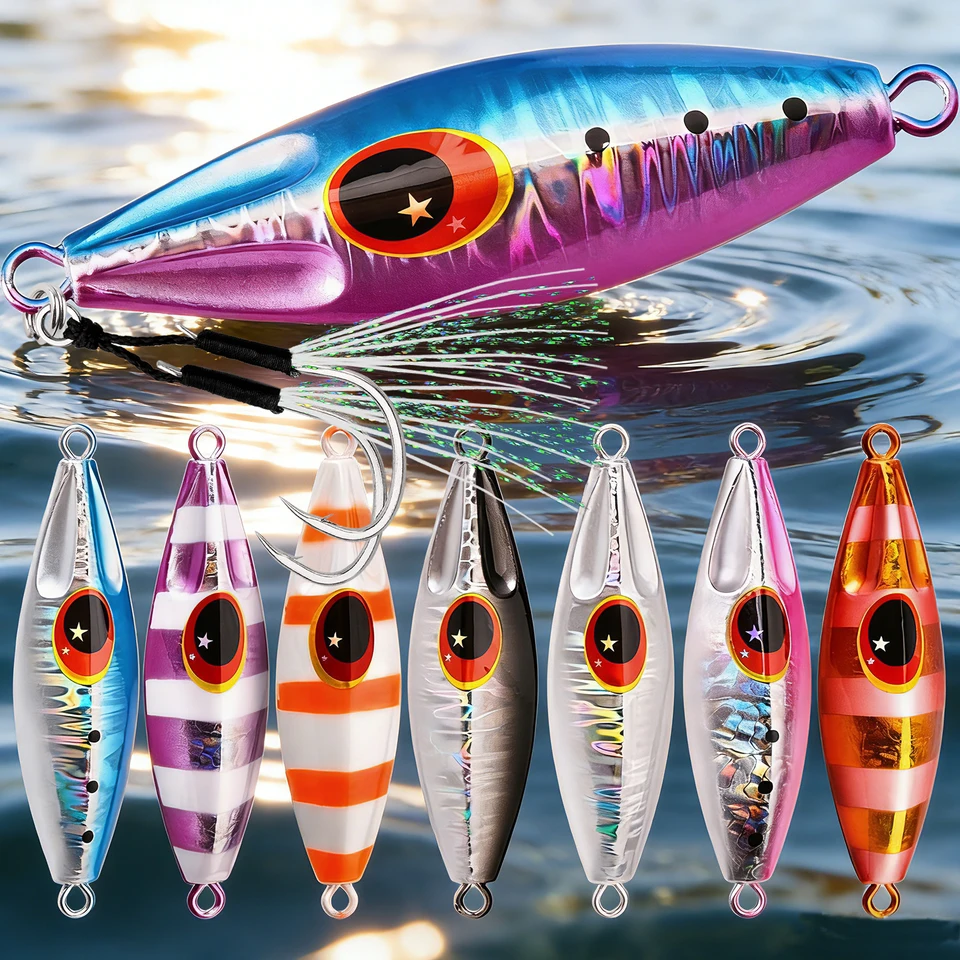 Lot De 8 Leurres De Pêche Métal – Cuillères 3,2 Cm / 5 G – Pour Truite, Bar, Bass