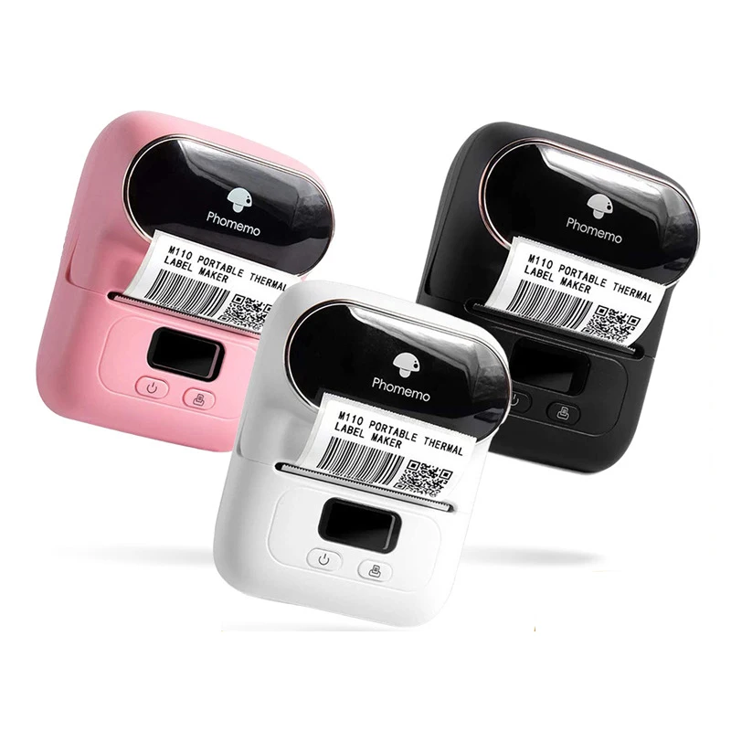 Phomemo M110 QR code price label printer wireless photo thermal sticker