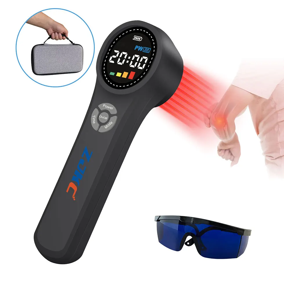 

ZJKC Handheld Laser Therapy Device 660nm 810nm 980nm Infrared Light Physiotherapy for Muscle Neck Joint Pain Relief Arthritis