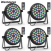 1/2/4PCS 36LED PAR Lights RGB Stage Effect Lighting DMX512 LED Projection Light for DJ Disco KTV Party Wedding Holiday Bar Club 1