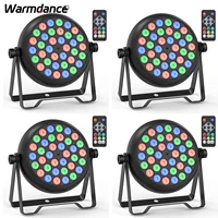 1/2/4PCS 36LED PAR Lights RGB Stage Effect Lighting DMX512 LED Projection Light for DJ Disco KTV Party Wedding Holiday Bar Club 1