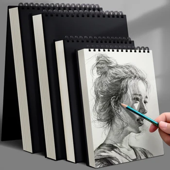1 Confezione da 30 Fogli Blocco da Disegno con Spirale Superiore Senza Acidi |   Carta da disegno e pittura per artisti e studenti