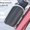 1X Bicycle Kettle Rack Titanium Alloy Hollow Riding Water Bottle Cage Holder With Screws Style A 4