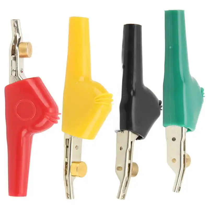 J.60043 Crocodile Clip Telecom Communication Test Clamp Stripping with Needle 25mm Opening alligator clips electric test clamp