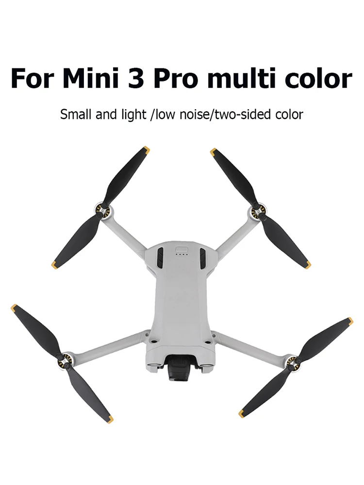 1/2 쌍 프로펠러 프로펠러 블레이드 교체 전문 드론 윙 팬 DJI Mini 3 Pro용 예비 부품 액세서리