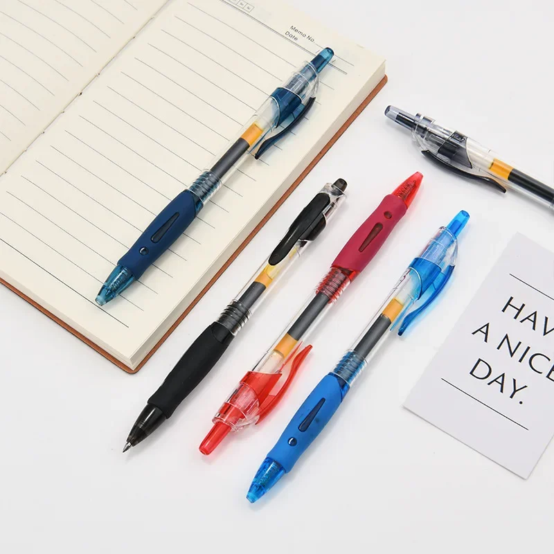 Retractable Gel Pens 13/30pcs Retractable Gel Pens Set Black/Red/Blue Ink Ballpoint for Writing Refills Office Accessories School Supplies Stationery