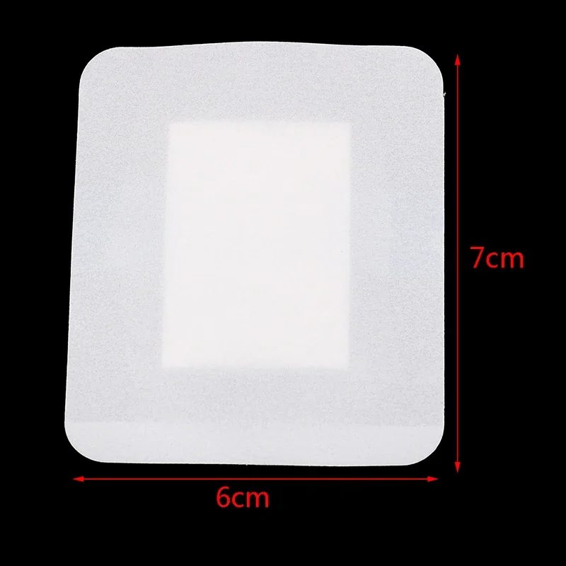 10-Piece Waterproof Transparent Tape - Breathable PU Film Medical Adhesive Plaster