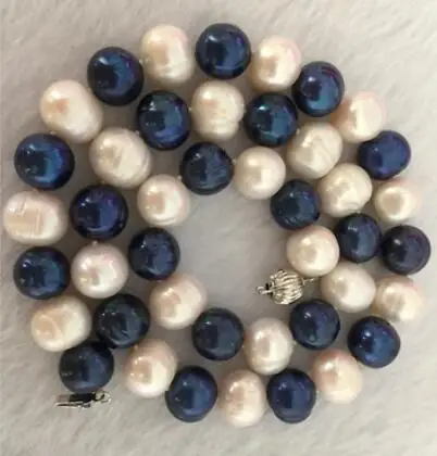 

gorgeous 8-9mm south sea round multicolor pearl necklace18inch