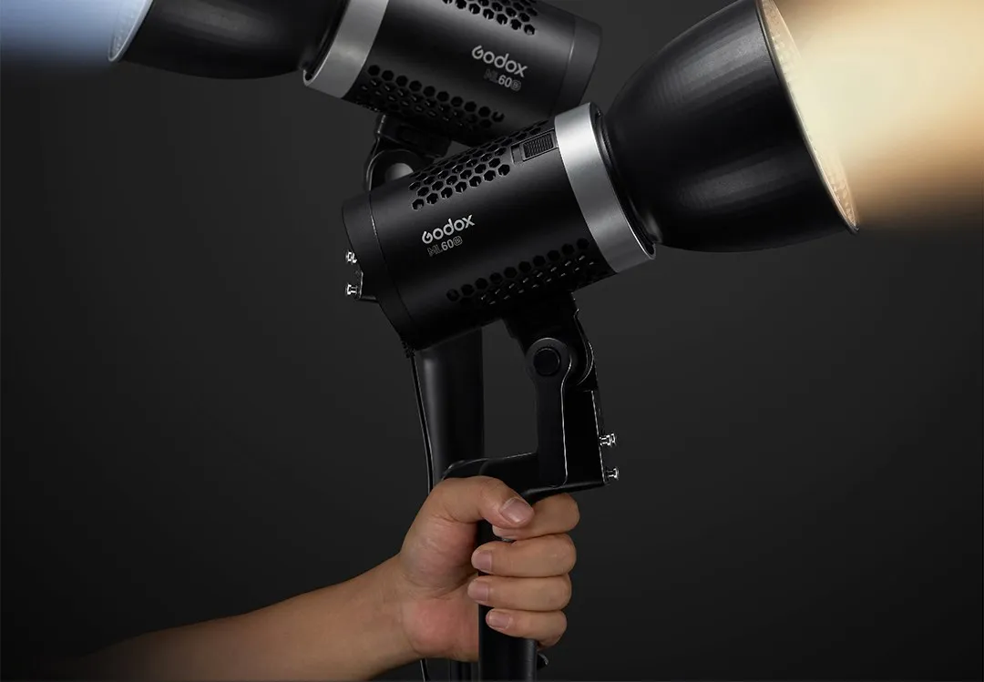 ML60Bi ML60 Bi 60W Bi-Color LED Light Silent Mode Portable Brightness Adjustment
