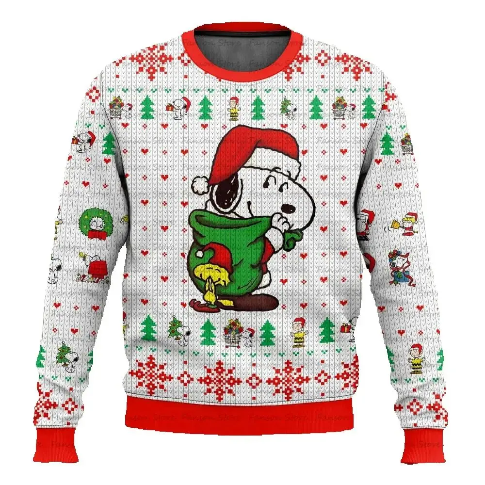 thumbnail image 1 of Sudadera con capucha de diseño animado para hombres y mujeres, pull de Noël, sudadera a la moda, Charlie Brown y SnoAmendments en-ly, 1 of 4