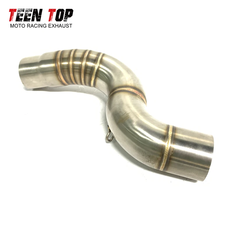 For Kawasaki ZX6R 636 Exhaust Middle Link Pipe 2004-2008 51mm Steel Modified Motorcycle Exhaust Connect Link Tube - Image 5