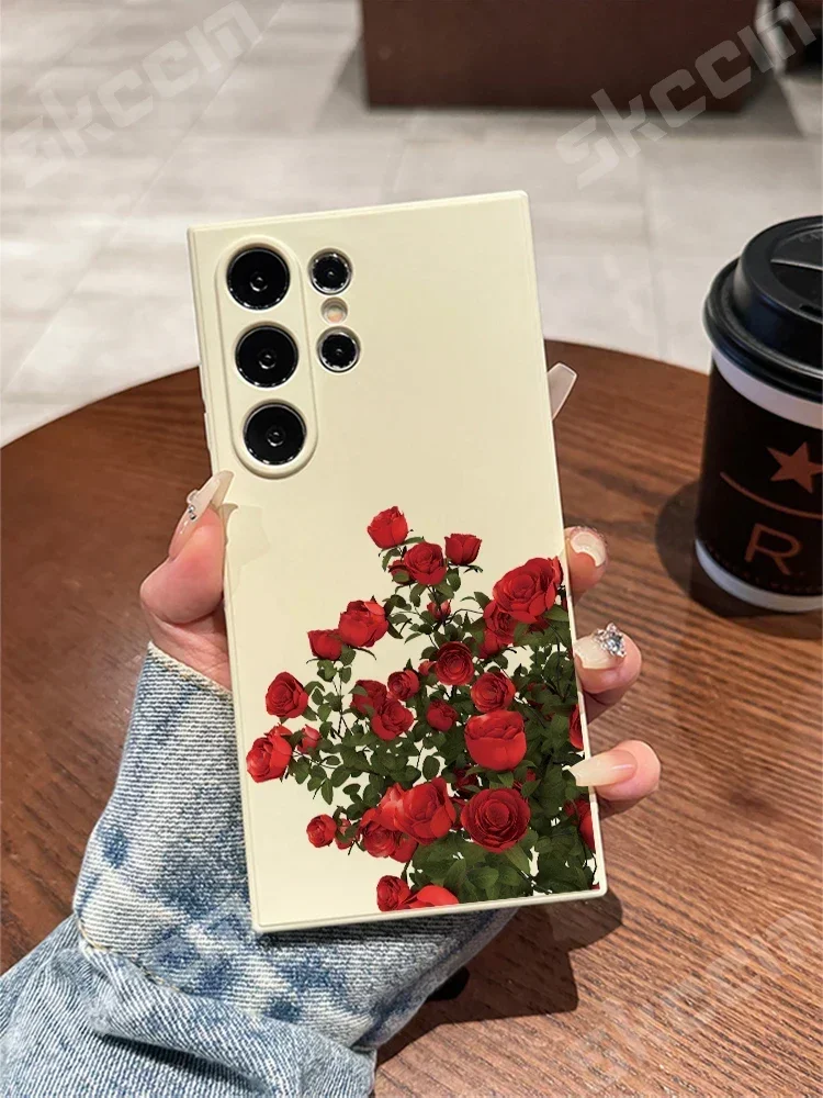 Vintage Rose Design Phone Case - Elegant Retro Fashion Cover